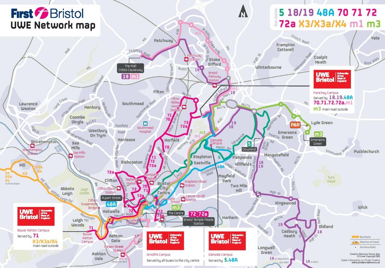UWE Bristol, Bath and the West First Bus
